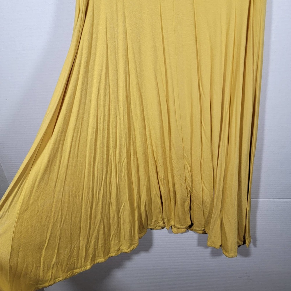 BCBG Max Azria Dress L Yellow NWT Ritz Bamboo Stretch New - Picture 3 of 11